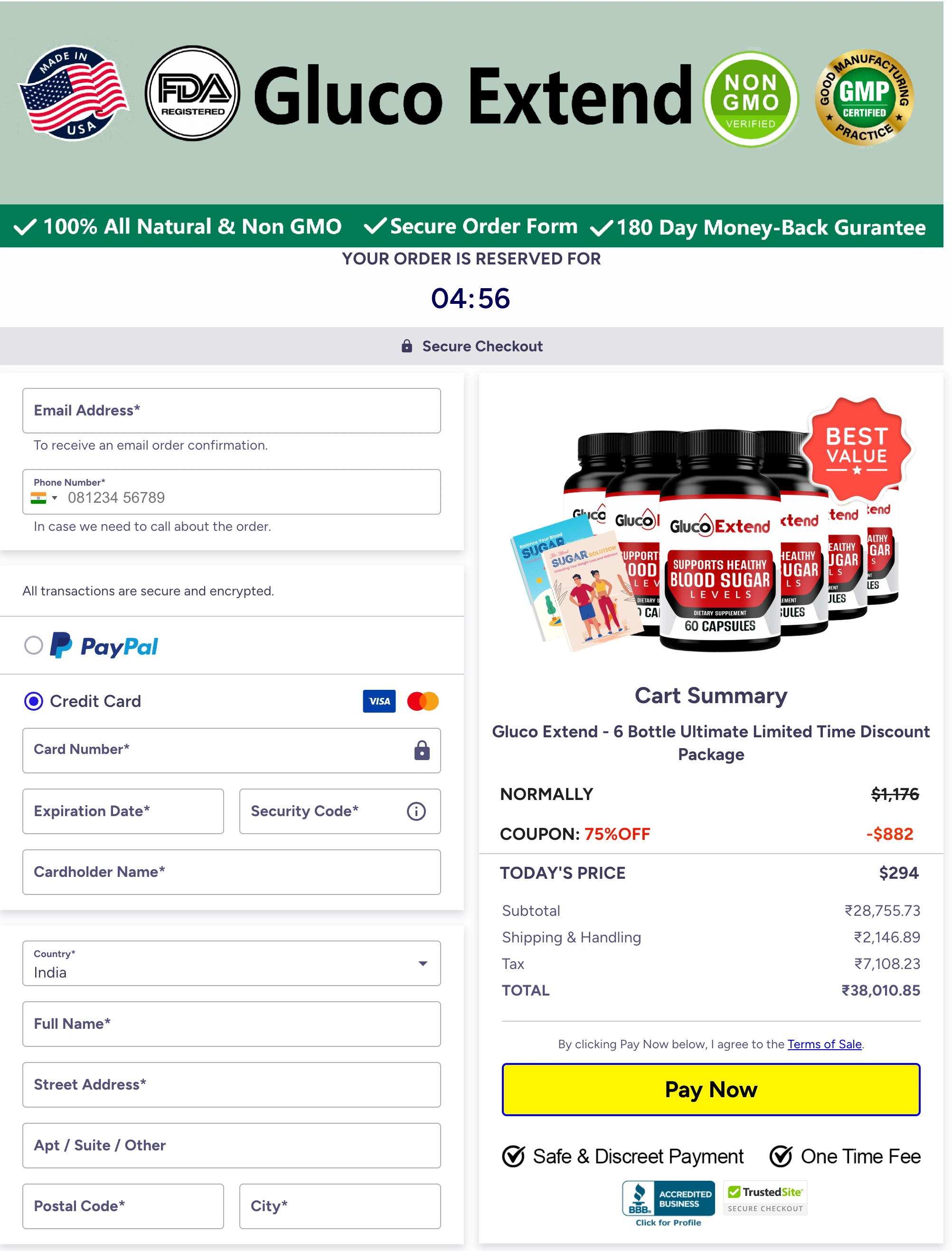 Gluco Extend add to cart