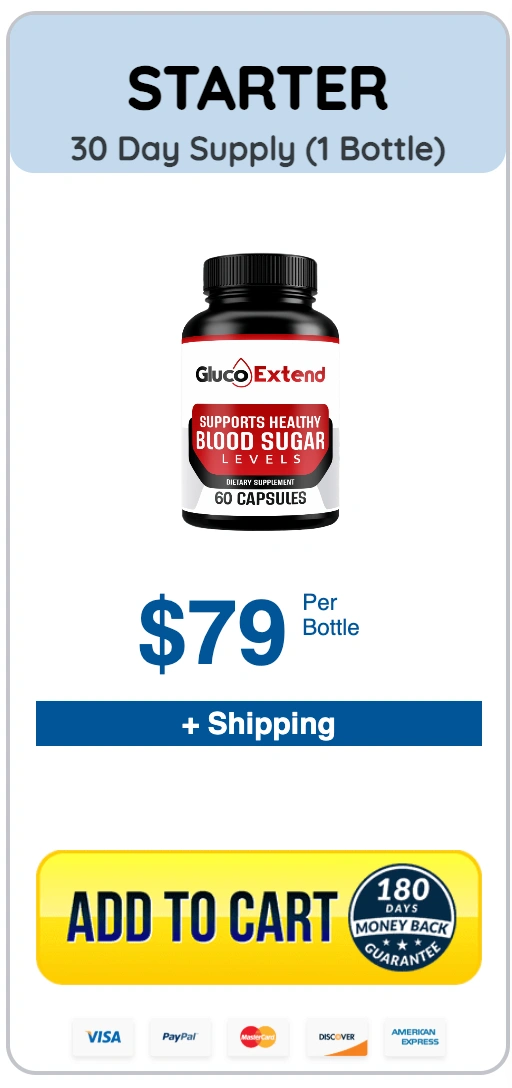 Gluco Extend order one bottle